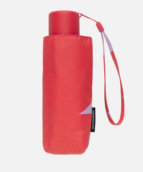 marimekko（マリメッコ）の「Mini Manual Unikko / folding umbrella（折りたたみ傘・レディース・ライトブルー/レッド・FREE）」の4枚目の写真