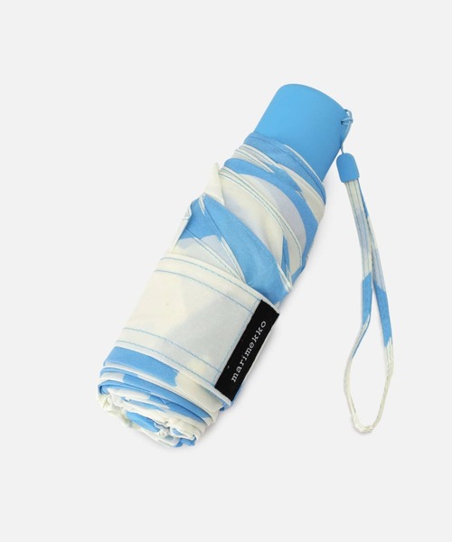 marimekko（マリメッコ）の「Mini Manual Unikko / folding umbrella（折りたたみ傘・レディース・ライトブルー/レッド・FREE）」の9枚目の写真
