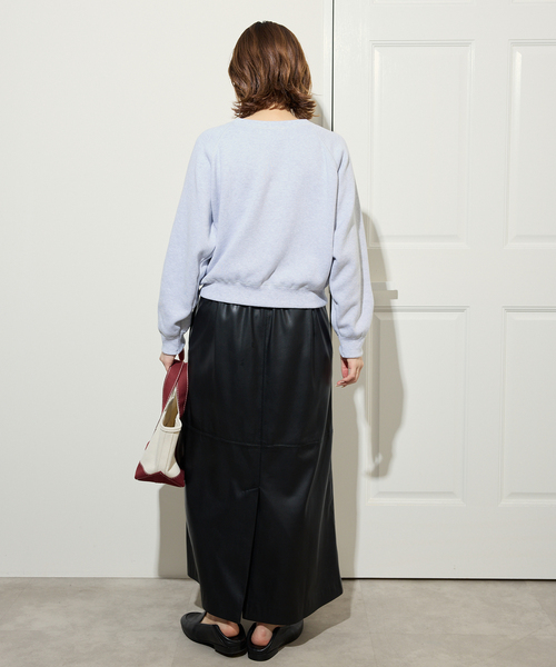 SLOBE IENA（スローブイエナ）の「フェイクレザーフレアスカート（スカート・レディース・ブラウン/ブラック・36/38）」の22枚目の写真