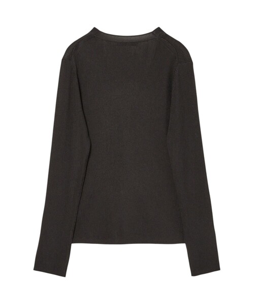 ANAYI（アナイ）の「アセテートポリエステルＶカーディガン（カーディガン/ボレロ・レディース・ピンクベージュ/ラベンダー/ブラウン/ブラック/オフホワイト・38/36）」の11枚目の写真