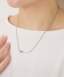 PAPILLONNER | ステンレスノットバーネックレス(ネックレス)