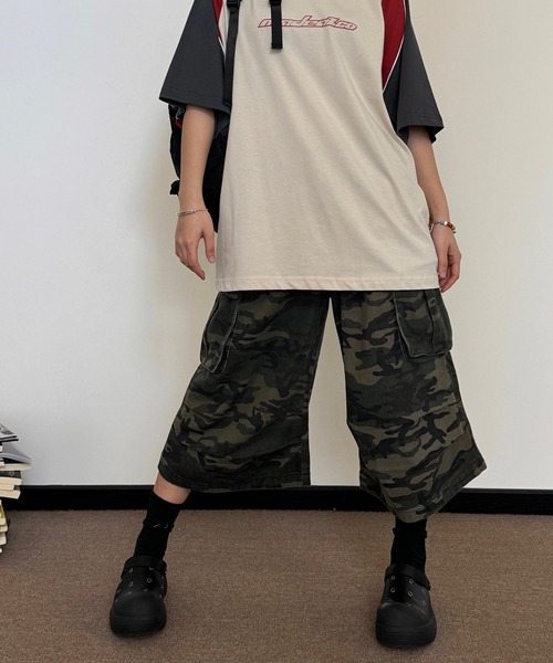 WESTBOY(ウエストボーイ)の「カモフラージュ カーゴハーフパンツWO25S11PT03【WB ORIGINALS】(その他パンツ・メンズ・カモフラージュ・L/M/XL)」の10枚目の写真