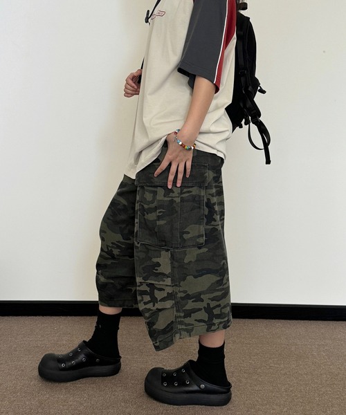 WESTBOY(ウエストボーイ)の「カモフラージュ カーゴハーフパンツWO25S11PT03【WB ORIGINALS】(その他パンツ・メンズ・カモフラージュ・L/M/XL)」の11枚目の写真