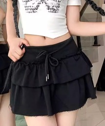 CELENA BEATS（セレナビーツ）の「※フリル ティアード スカパン ショート ボトム（その他パンツ・レディース）」