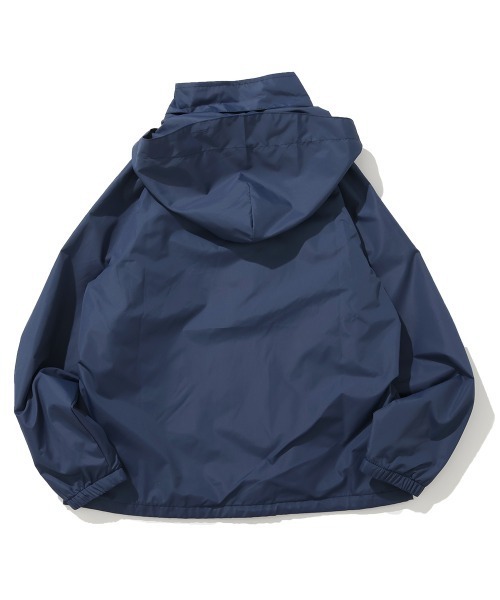 KRIFF MAYER Kid's Collection（クリフメイヤーキッズコレクション）の「【フードがしまえる・撥水・防汚】マイニチシャカジャケ（ナイロンジャケット・キッズ・ネイビー/ベージュ/チャコール/サックスブルー・120/130/140/160/170/150）」の14枚目の写真