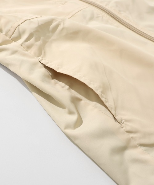 KRIFF MAYER Kid's Collection（クリフメイヤーキッズコレクション）の「【フードがしまえる・撥水・防汚】マイニチシャカジャケ（ナイロンジャケット・キッズ・ネイビー/ベージュ/チャコール/サックスブルー・120/130/140/160/170/150）」の20枚目の写真