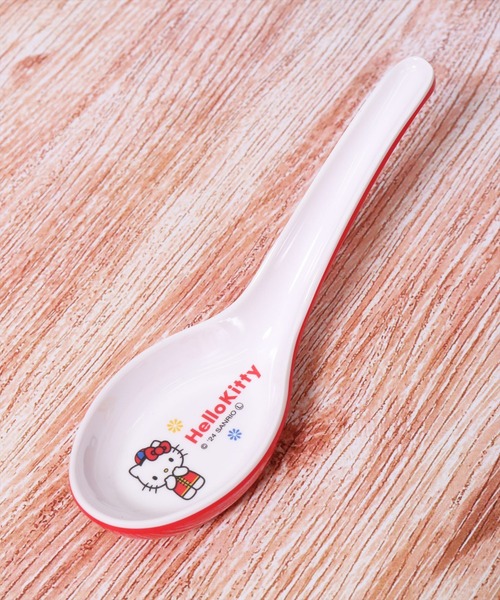 sanrio（サンリオ）の「(SK)【Disney & sanrio】おうちで楽しむ町中華 メラミン製 レンゲ（カトラリー・レディース・ホワイト/オフホワイト・ONE SIZE）」の8枚目の写真