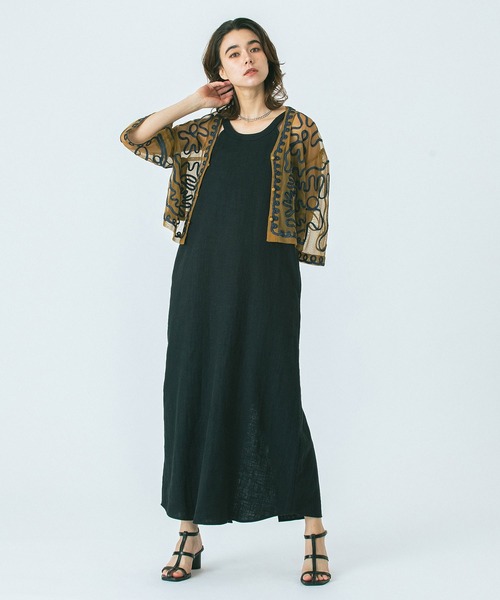 ROSE BUD(ローズバッド)の「EMBROIDARY SHIRT(シャツ/ブラウス・レディース・ホワイト/ブラウン・ONE SIZE)」の10枚目の写真