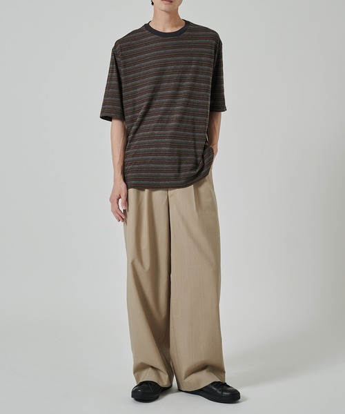 マーカウェア markaware ボーダー ロンT MARKA マーカ “オーガニックコットン ボーダー Tee” 22ss
