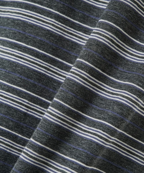 markaware(マーカウェア)の「【MARKAWARE/marka】BORDER TEE(Tシャツ/カットソー・メンズ・ブラウン/ブルー・2/1)」の21枚目の写真