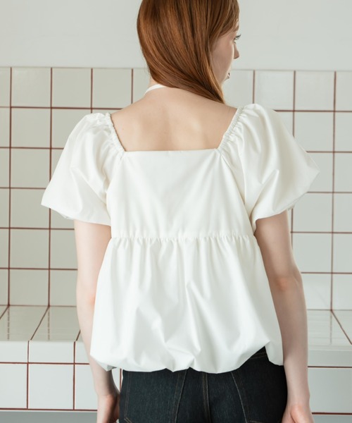 リボンちゃん様おまとめ】シャイニーパフブラウス、パフスリーブ