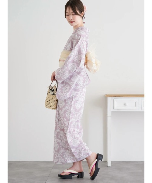 さ*く様 創美苑 キャミワンピース 浴衣 2点セット キャミワンピース浴衣 2点セット（浴衣セット｜ピンク・紺・A柄