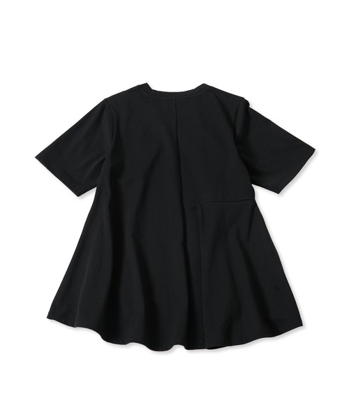 ADAM ET ROPE'(アダムエロペ)の「【サステナブル】アシメフレアプルオーバー(Tシャツ/カットソー・レディース・ダークブラウン/ホワイト/ブラック・FREE)」の19枚目の写真