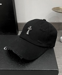 JOHNNY WOLF（ジョニーウルフ）の「ZEHEK クロスチャーム ダメージ キャップ【ユニセックスアイテム】（キャップ）」