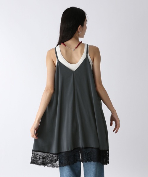 JEANASIS(ジーナシス)の「ピーチスキンレーストリムキャミ/579840(キャミソール・レディース・ベージュ/オフホワイト/チャコールグレー・FREE)」の17枚目の写真