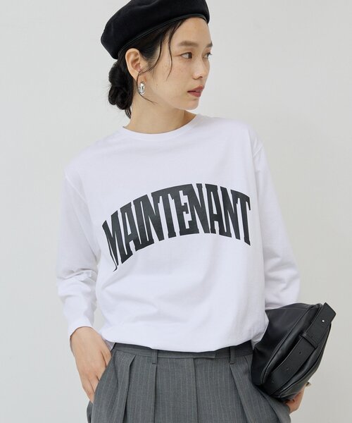 GALLARDAGALANTE ボートネックスウェット GALLARDAGALANTE tシャツ 「使用禁止！！」ボートネック