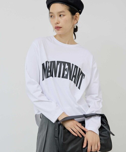 GALLARDAGALANTE（ガリャルダガランテ）の「ラウンドロゴT（Tシャツ/カットソー・レディース・ブルー/ホワイト・FREE）」の3枚目の写真