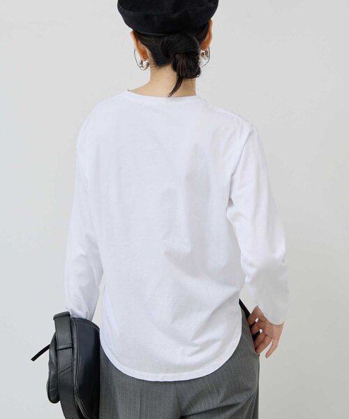 GALLARDAGALANTE（ガリャルダガランテ）の「ラウンドロゴT（Tシャツ/カットソー・レディース・ブルー/ホワイト・FREE）」の5枚目の写真