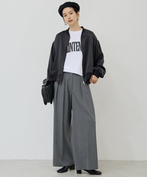 GALLARDAGALANTE（ガリャルダガランテ）の「ラウンドロゴT（Tシャツ/カットソー・レディース・ブルー/ホワイト・FREE）」の6枚目の写真