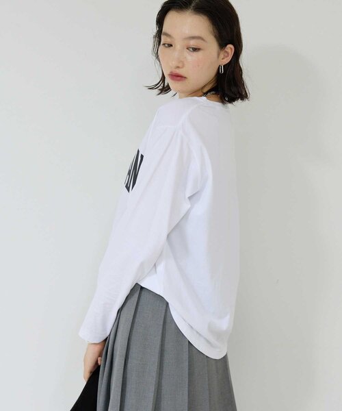 GALLARDAGALANTE（ガリャルダガランテ）の「ラウンドロゴT（Tシャツ/カットソー・レディース・ブルー/ホワイト・FREE）」の9枚目の写真