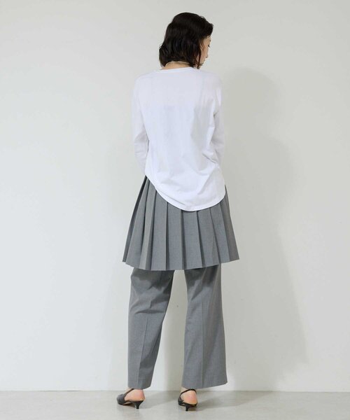 GALLARDAGALANTE（ガリャルダガランテ）の「ラウンドロゴT（Tシャツ/カットソー・レディース・ブルー/ホワイト・FREE）」の12枚目の写真