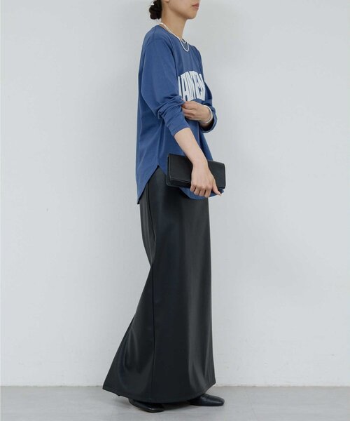 GALLARDAGALANTE（ガリャルダガランテ）の「ラウンドロゴT（Tシャツ/カットソー・レディース・ブルー/ホワイト・FREE）」の19枚目の写真