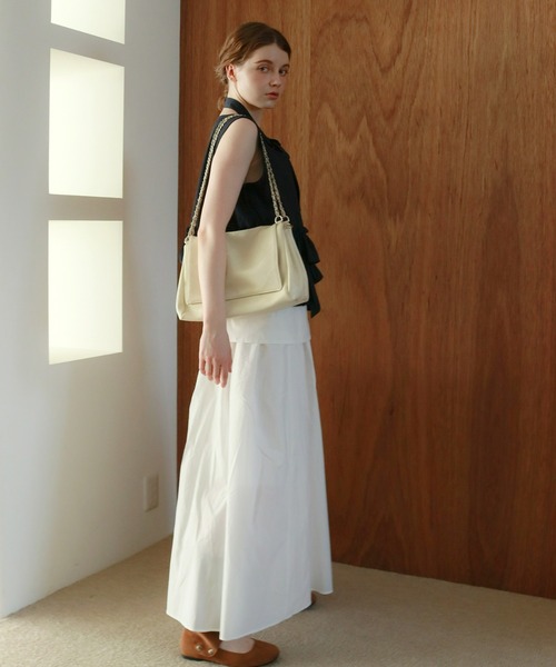 mic by Olu.(ミックバイオルドット)の「< ZOZOTOWN限定 >キルティングチェーンバッグ(ショルダーバッグ・レディース・キャメル/モカ/オフホワイト・FREE)」の8枚目の写真