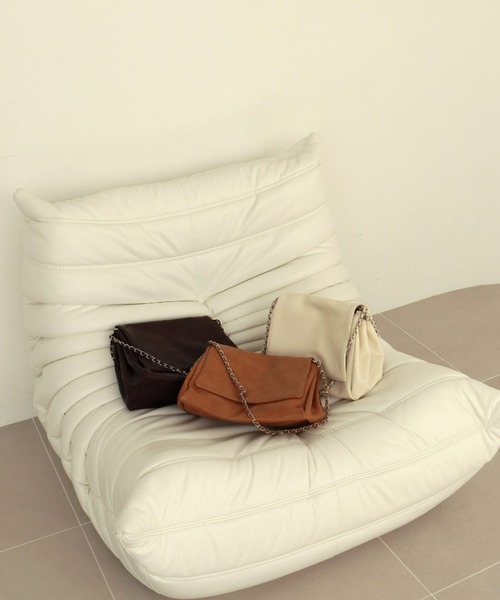 mic by Olu.(ミックバイオルドット)の「< ZOZOTOWN限定 >キルティングチェーンバッグ(ショルダーバッグ・レディース・キャメル/モカ/オフホワイト・FREE)」の10枚目の写真