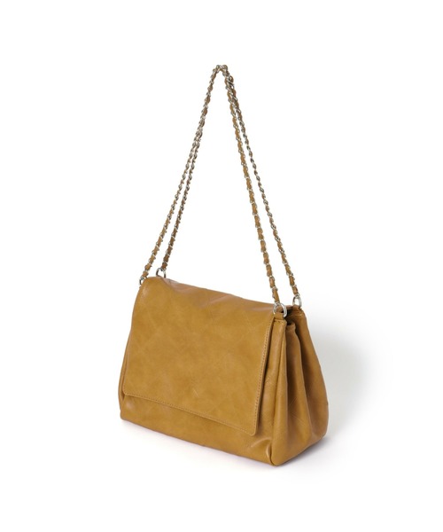 mic by Olu.(ミックバイオルドット)の「< ZOZOTOWN限定 >キルティングチェーンバッグ(ショルダーバッグ・レディース・キャメル/モカ/オフホワイト・FREE)」の12枚目の写真