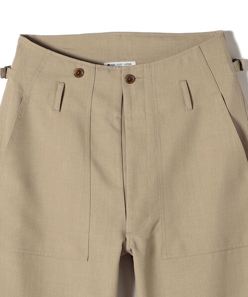 GOLDEN MILLS INC.(ゴールデンミルズ)の「【SHIPS別注】GOLDEN MILLS: 〈手洗い可能〉2WAY ベイカー パンツ(その他パンツ・レディース・ボルドー/ベージュ・ONE SIZE)」の16枚目の写真