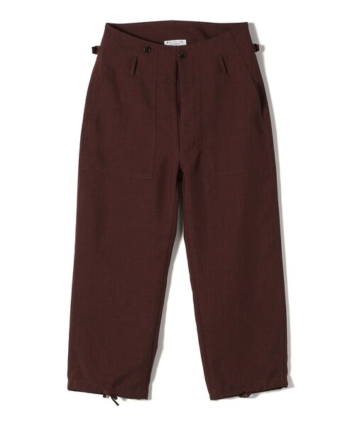 GOLDEN MILLS INC.(ゴールデンミルズ)の「【SHIPS別注】GOLDEN MILLS: 〈手洗い可能〉2WAY ベイカー パンツ(その他パンツ・レディース・ボルドー/ベージュ・ONE SIZE)」の3枚目の写真