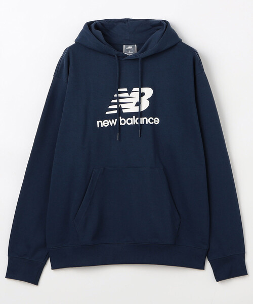 NEW BALANCE(ニューバランス)の「New Balance/ニューバランス SportEssentialsStackedLogoSWT H(パーカー・メンズ・ブルー/ネイビー/ブラック/グレー・MEDIUM/LARGE/X-LARGE)」の4枚目の写真