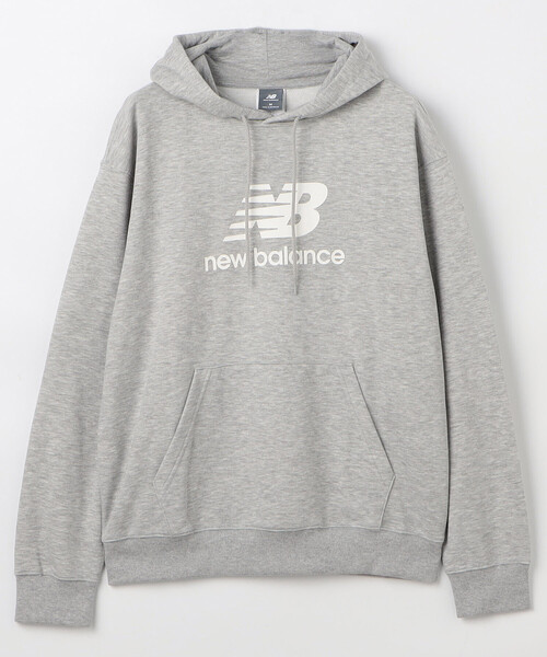 NEW BALANCE(ニューバランス)の「New Balance/ニューバランス SportEssentialsStackedLogoSWT H(パーカー・メンズ・ブルー/ネイビー/ブラック/グレー・MEDIUM/LARGE/X-LARGE)」の3枚目の写真