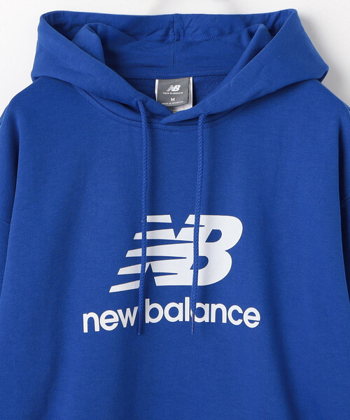 NEW BALANCE(ニューバランス)の「New Balance/ニューバランス SportEssentialsStackedLogoSWT H(パーカー・メンズ・ブルー/ネイビー/ブラック/グレー・MEDIUM/LARGE/X-LARGE)」の12枚目の写真