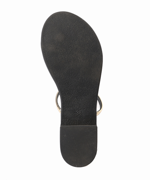 Spick & Span（スピックアンドスパン）の「《追加2》NICOLAS LAINAS / ニコラス ライナス メタルパーツフラットサンダル（サンダル・レディース・ゴールド・36/37/38）」の10枚目の写真