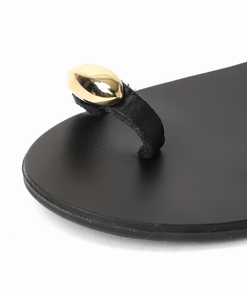 Spick & Span（スピックアンドスパン）の「《追加2》NICOLAS LAINAS / ニコラス ライナス メタルパーツフラットサンダル（サンダル・レディース・ゴールド・36/37/38）」の14枚目の写真