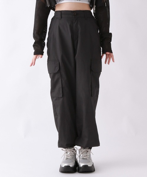 repipi armario（レピピ アルマリオ）の「エステルコットンカーゴパンツ（カーゴパンツ・キッズ・ホワイト/ピンク/ブラック・LARGE/MEDIUM/SMALL）」の10枚目の写真