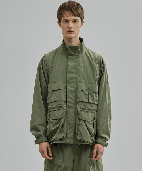 【UNTITLED】　LIMONTA製 ブルゾン 大きめ44 洗える 軽量 LIMONTA NYLON ユーティリティブルゾン（ブルゾン）｜UNITED TOKYO