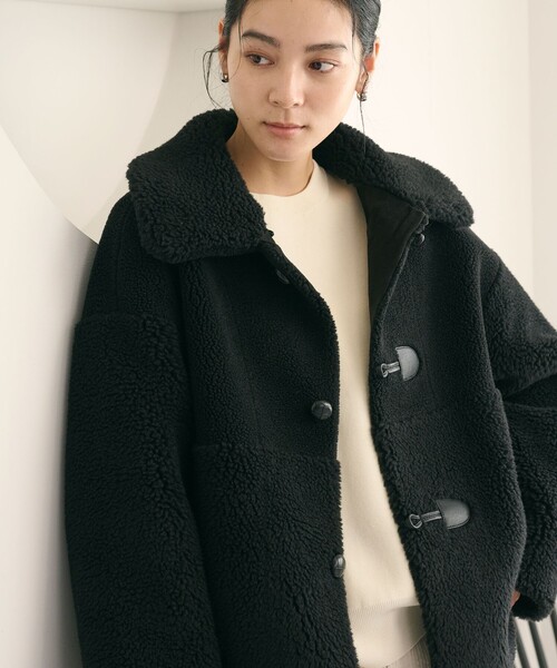 WEB限定】ボア×フェイクムートン ループボタンジャケット 2WAY（その他