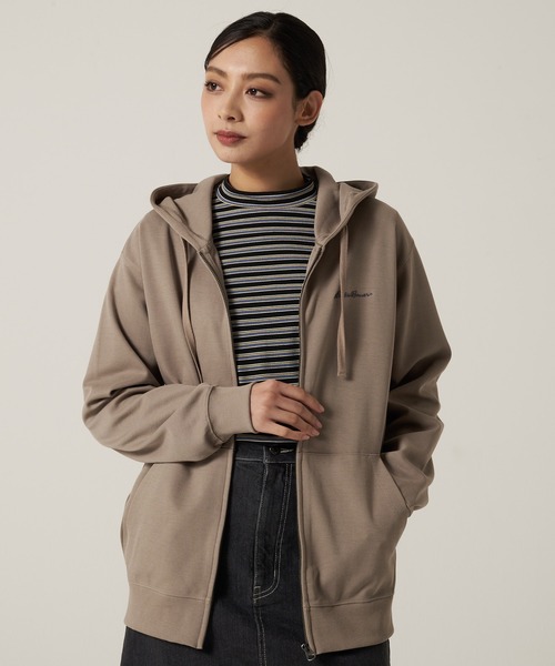 Eddie Bauer（エディーバウアー）の「ダブルフェイスカノコ ジップフーディ（パーカー・メンズ・グレイッシュベージュ/グレー/ブラック/ブラウン・S/M/L/XL/XXL）」の4枚目の写真