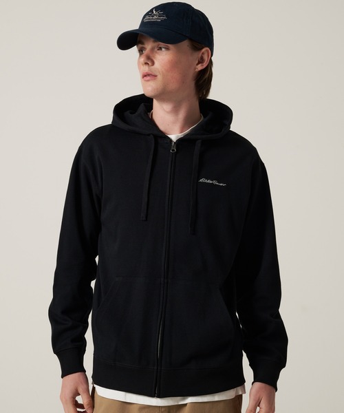 Eddie Bauer（エディーバウアー）の「ダブルフェイスカノコ ジップフーディ（パーカー・メンズ・グレイッシュベージュ/グレー/ブラック/ブラウン・S/M/L/XL/XXL）」の17枚目の写真