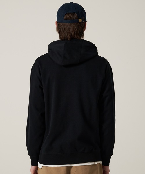 Eddie Bauer（エディーバウアー）の「ダブルフェイスカノコ ジップフーディ（パーカー・メンズ・グレイッシュベージュ/グレー/ブラック/ブラウン・S/M/L/XL/XXL）」の6枚目の写真