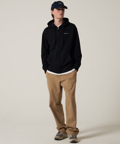 Eddie Bauer（エディーバウアー）の「ダブルフェイスカノコ ジップフーディ（パーカー・メンズ・グレイッシュベージュ/グレー/ブラック/ブラウン・S/M/L/XL/XXL）」の7枚目の写真