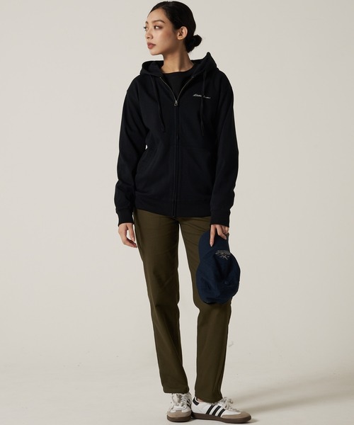 Eddie Bauer（エディーバウアー）の「ダブルフェイスカノコ ジップフーディ（パーカー・メンズ・グレイッシュベージュ/グレー/ブラック/ブラウン・S/M/L/XL/XXL）」の10枚目の写真