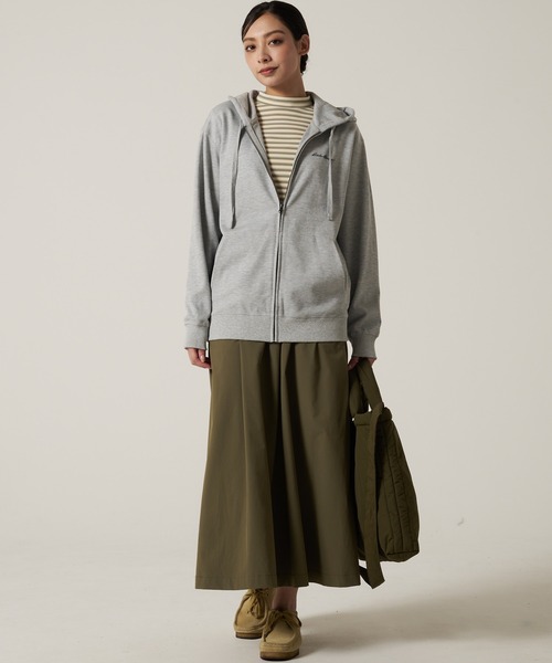 Eddie Bauer（エディーバウアー）の「ダブルフェイスカノコ ジップフーディ（パーカー・メンズ・グレイッシュベージュ/グレー/ブラック/ブラウン・S/M/L/XL/XXL）」の13枚目の写真