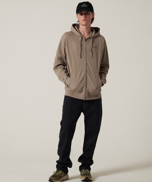 Eddie Bauer（エディーバウアー）の「ダブルフェイスカノコ ジップフーディ（パーカー・メンズ・グレイッシュベージュ/グレー/ブラック/ブラウン・S/M/L/XL/XXL）」の15枚目の写真