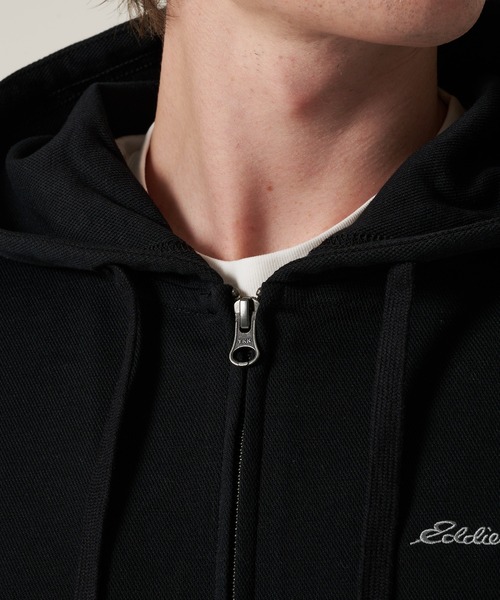 Eddie Bauer（エディーバウアー）の「ダブルフェイスカノコ ジップフーディ（パーカー・メンズ・グレイッシュベージュ/グレー/ブラック/ブラウン・S/M/L/XL/XXL）」の18枚目の写真