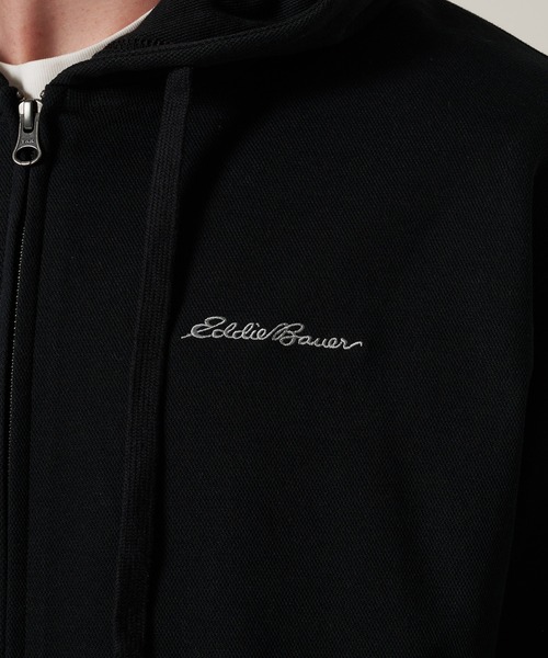 Eddie Bauer（エディーバウアー）の「ダブルフェイスカノコ ジップフーディ（パーカー・メンズ・グレイッシュベージュ/グレー/ブラック/ブラウン・S/M/L/XL/XXL）」の19枚目の写真