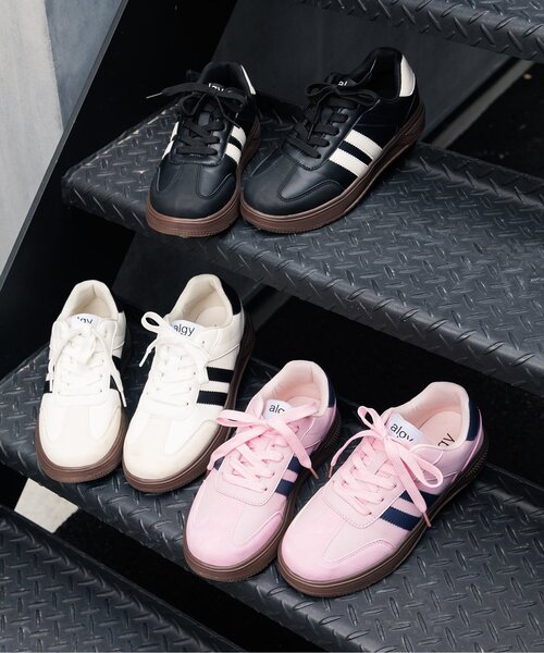 algy（アルジー）の「ラインスニーカー（スニーカー・キッズ・ピンク/ブラック/オフホワイト/ブルー・20/21/22/23/24）」の13枚目の写真
