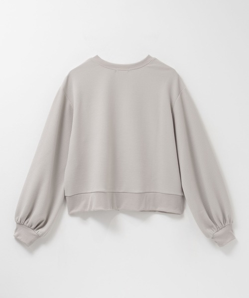 NAVY(ネイビー)の「nAvy ジャガードカーディガン(カーディガン/ボレロ・レディース・ベージュ/ブラック/チャコールグレー・M/L)」の6枚目の写真